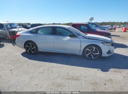 Lot #3035086270 2022 HONDA ACCORD SPORT