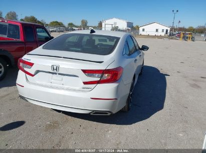 Lot #3035086270 2022 HONDA ACCORD SPORT