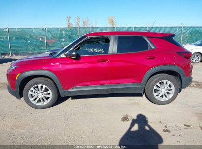 Lot #2995298635 2021 CHEVROLET TRAILBLAZER AWD LS