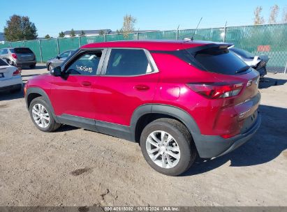 Lot #2995298635 2021 CHEVROLET TRAILBLAZER AWD LS