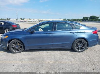 Lot #2996536447 2018 FORD FUSION SE