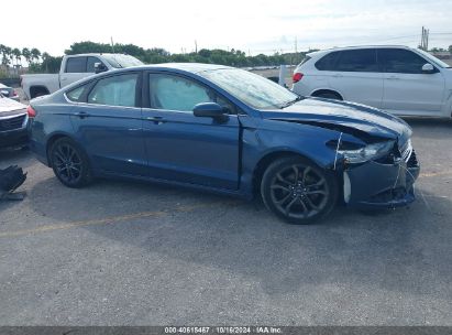 Lot #2996536447 2018 FORD FUSION SE