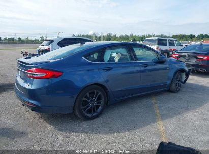 Lot #2996536447 2018 FORD FUSION SE