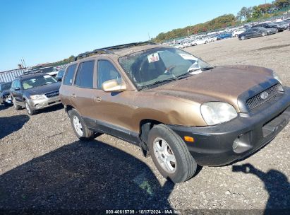 Lot #2992835106 2002 HYUNDAI SANTA FE GLS/LX