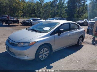 Lot #3056473913 2012 HONDA CIVIC SDN LX