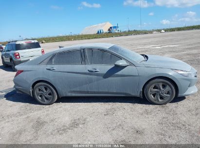 Lot #2992823856 2023 HYUNDAI ELANTRA SEL