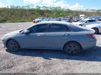 Lot #2992823856 2023 HYUNDAI ELANTRA SEL