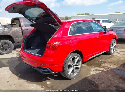 Lot #3035086218 2020 AUDI Q3 PREMIUM PLUS 45 TFSI S LINE QUATTRO TIPTRONIC