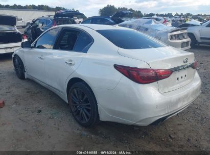 Lot #3035076446 2024 INFINITI Q50 RED SPORT 400