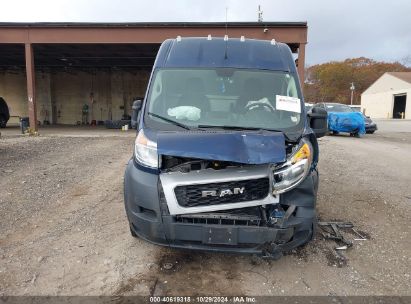 Lot #2995298630 2019 RAM PROMASTER 2500 HIGH ROOF 159 WB