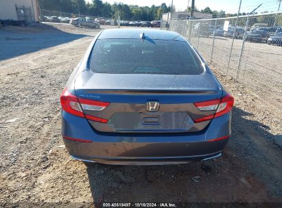 Lot #2992823806 2021 HONDA ACCORD EX-L