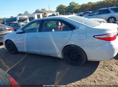 Lot #2995298610 2015 TOYOTA CAMRY HYBRID LE