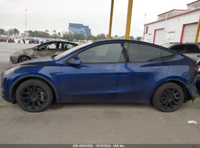 Lot #2992814541 2021 TESLA MODEL Y LONG RANGE DUAL MOTOR ALL-WHEEL DRIVE