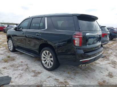 Lot #3037533840 2021 CHEVROLET TAHOE 4WD PREMIER