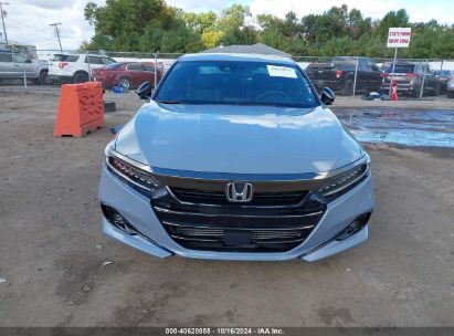 Lot #2995298533 2022 HONDA ACCORD SPORT 2.0T