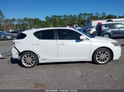 Lot #2995298532 2011 LEXUS CT 200H PREMIUM