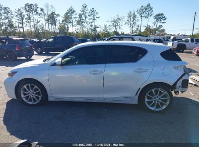 Lot #2995298532 2011 LEXUS CT 200H PREMIUM