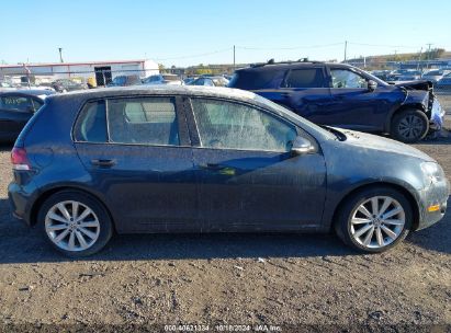 Lot #3034053749 2013 VOLKSWAGEN GOLF 2.0L TDI 4-DOOR