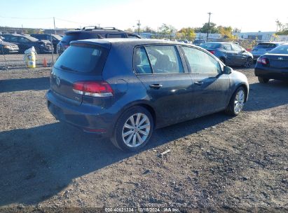 Lot #3034053749 2013 VOLKSWAGEN GOLF 2.0L TDI 4-DOOR