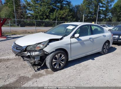 Lot #2992829874 2013 HONDA ACCORD LX