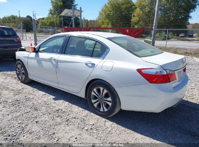 Lot #2992829874 2013 HONDA ACCORD LX