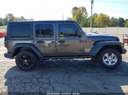 Lot #3035085976 2020 JEEP WRANGLER UNLIMITED SPORT S 4X4