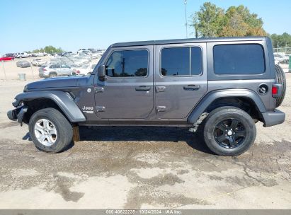 Lot #3035085976 2020 JEEP WRANGLER UNLIMITED SPORT S 4X4