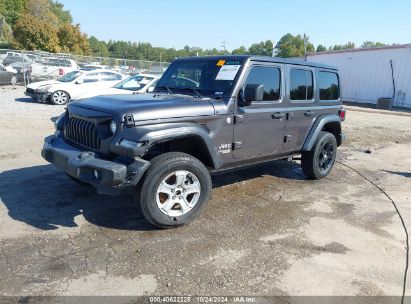 Lot #3035085976 2020 JEEP WRANGLER UNLIMITED SPORT S 4X4