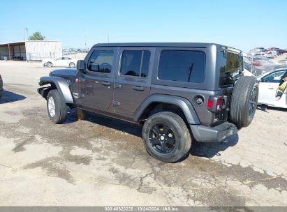 Lot #3035085976 2020 JEEP WRANGLER UNLIMITED SPORT S 4X4