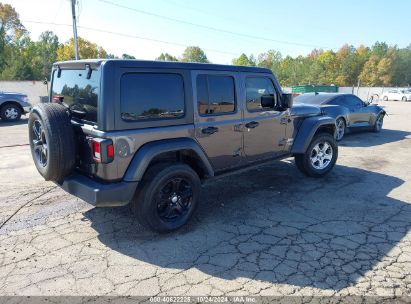 Lot #3035085976 2020 JEEP WRANGLER UNLIMITED SPORT S 4X4