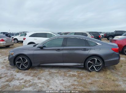 Lot #2992823774 2020 HONDA ACCORD EX