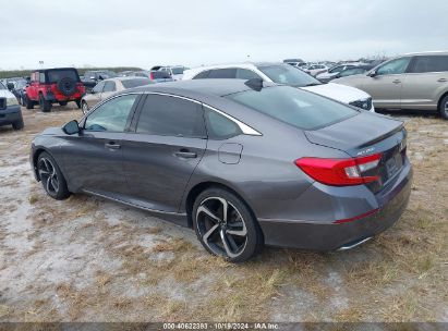 Lot #2992823774 2020 HONDA ACCORD EX