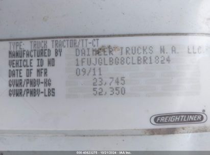 Lot #2992829870 2012 FREIGHTLINER CASCADIA 125