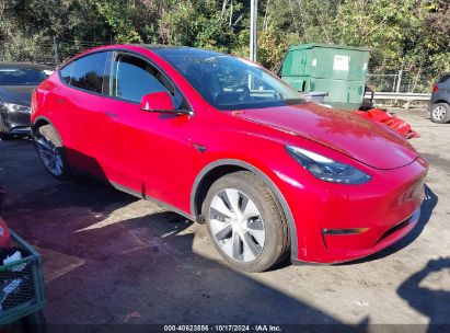 Lot #2990348874 2023 TESLA MODEL Y AWD/LONG RANGE DUAL MOTOR ALL-WHEEL DRIVE