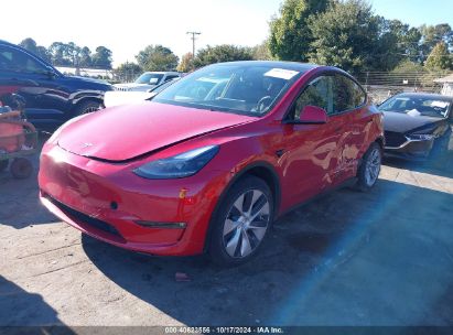 Lot #2990348874 2023 TESLA MODEL Y AWD/LONG RANGE DUAL MOTOR ALL-WHEEL DRIVE