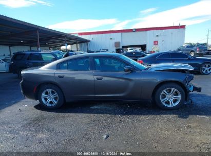 Lot #2992814521 2020 DODGE CHARGER SXT RWD