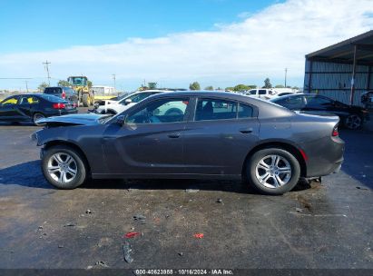 Lot #2992814521 2020 DODGE CHARGER SXT RWD