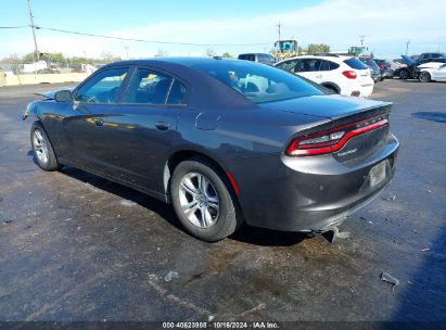 Lot #2992814521 2020 DODGE CHARGER SXT RWD