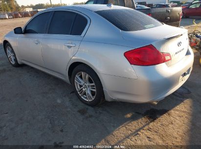 Lot #2997781813 2011 INFINITI G25X