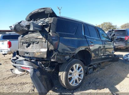 Lot #3053064747 2021 CHEVROLET TAHOE 4WD HIGH COUNTRY