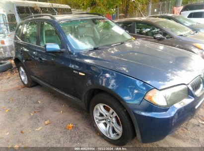 Lot #3035076412 2006 BMW X3 3.0I