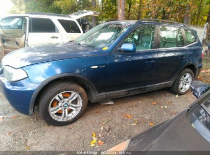 Lot #3035076412 2006 BMW X3 3.0I