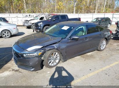 Lot #2992823319 2021 HONDA ACCORD LX