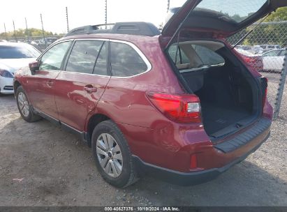 Lot #3035086223 2017 SUBARU OUTBACK 2.5I PREMIUM