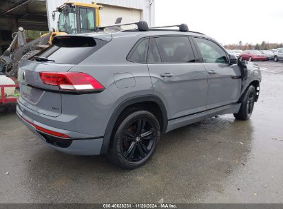 Lot #2992823297 2023 VOLKSWAGEN ATLAS CROSS SPORT 2.0T SEL R-LINE BLACK