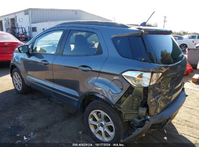 Lot #3007842074 2020 FORD ECOSPORT SE