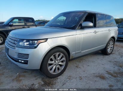 Lot #2995298453 2015 LAND ROVER RANGE ROVER 3.0L V6 SUPERCHARGED HSE