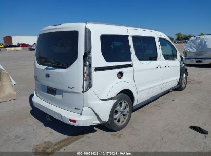 Lot #3021955488 2017 FORD TRANSIT CONNECT WAGON XLT