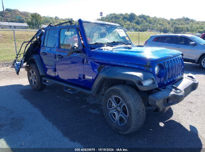 Lot #3051092413 2018 JEEP WRANGLER UNLIMITED SPORT S 4X4