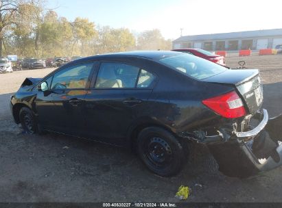 Lot #3056070613 2012 HONDA CIVIC SDN LX